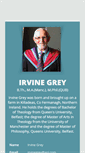 Mobile Screenshot of irvinegrey.com